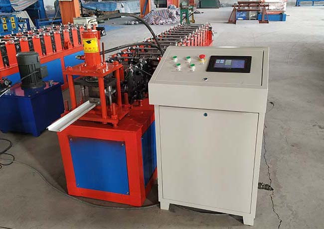 Stamping Embossing Roller Shutter Door Roll Forming Machine Coil Width 120mm
