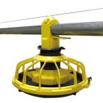Buy cheap Automatic Broiler Feeder Poultry Feeding Pan Poultry Farm Accessories from wholesalers