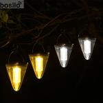IP55 Crystal Solar Lights Waterproof OEM With White Light Warm Light