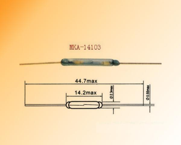 Buy cheap reed switch, MKA-14103 from wholesalers