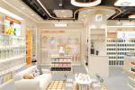 09-HLNJS Mom And Baby Shop Display With Energetic Milk Orange Style