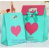 Buy cheap paper carrier bag,kraft paper bag,craft paper bag manufacturer,Printing Logo Paper Carrier Bag with Bowknot and Handle f from wholesalers