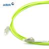 Buy cheap OM5 LC - LC / UPC Simplex Fiber Optic Cable PVC LSZH OFNP Outer Jacket 3M from wholesalers