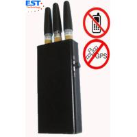 Buy cheap EST-808KC GPS Signal Jammer + Mobile Phone Blocker With 3 Antenna , Black product