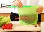 Reusable Silicone Food Storage Bag Washable Silicone Fresh Bag for Fruits