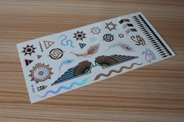 Buy cheap Stock wholesales metallic tattoo designs M-T022 from wholesalers