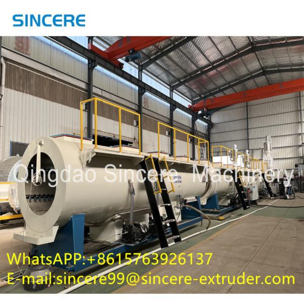 Buy cheap HDPE PVC PE Corrugated Pipe Machine Extruder 110mm 400mm from wholesalers