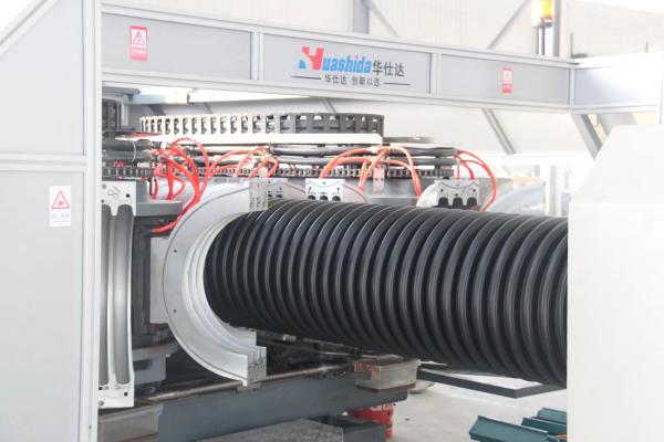 Buy cheap HDPE Hollow Wall Winding Pipe Extrusion Line Double-Wall Corrugated Pipe Machinery from wholesalers