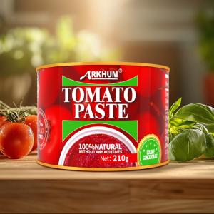 China 70 Gram Original Flavor Tin Tomato Paste For Tomato Based Dishes on sale