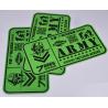 Buy cheap Custom printed green and black color outdoor UV resistant army tactical series advertising sticker decal from wholesalers
