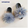 Buy cheap EUR36 - 41 Outdoor Womens Fluffy Faux Fur Slides from wholesalers