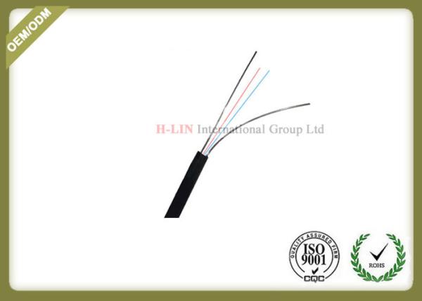 Buy cheap G657A1 indoor FTTH Fiber Optic Cable with black color LSZH jacket from wholesalers
