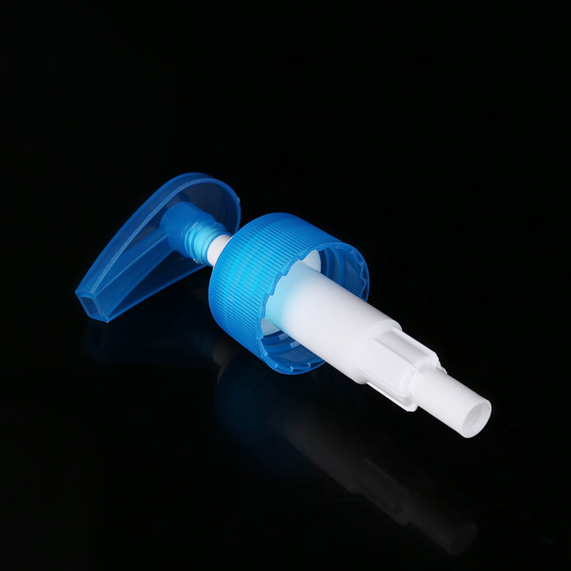 28/410 Ribbed Lotion Pump for Hand Pump in Blue