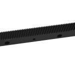 High precision C45 steel material helical gear rack in sliver and black color