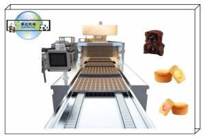 Buy cheap Chocolate Pie/Custard Pie Cake Production Line, Cup Cake Production Machine, Muffin Cake Madeline Cake Production Line from wholesalers