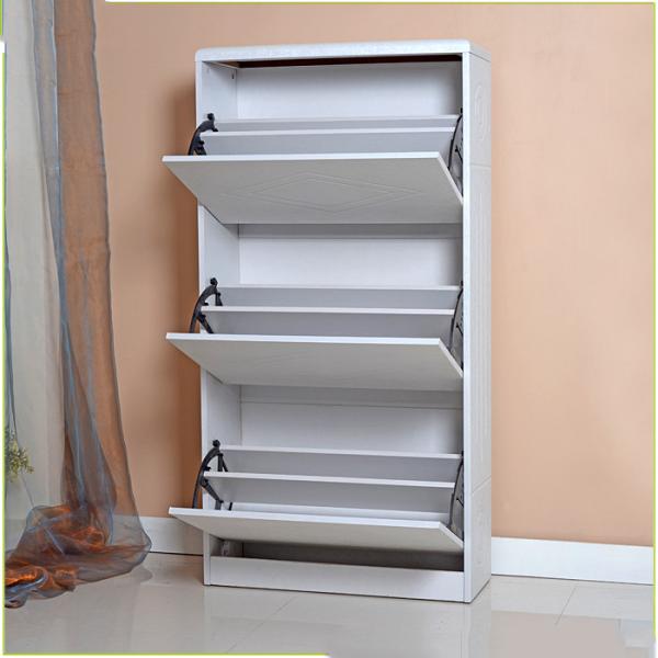 Buy cheap Bedroom Hardware Fitting 63*24*123cm Mirrored Shoe Cupboard from wholesalers