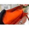 Buy cheap Orange Crocodile Skin Bag , 19cm Genuine Crocodile Leather Bag from wholesalers
