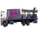 Water Well Drilling Rig With Compressor 600m Bore hole Truck Mounted Water Well