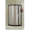 Buy cheap Sliding Curved Black Profiles Shower Enclosures with Outside Shelf CE / SGCC Certification from wholesalers