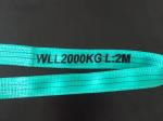 Wll 2000kg Polyester Flat Webbing Sling , flat eye web sling CE/GS Certificate