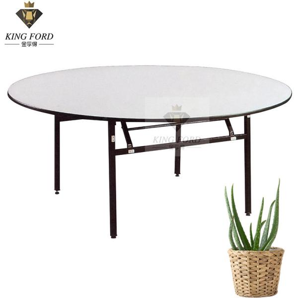 Buy cheap Laminate Surface Plywood Board Hotel Banquet Table DIA 120*75CM from wholesalers