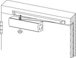 Parallel Sliding Arm Door Closer En3 100 Kgs 180 Degrees Die Cast Aluminium