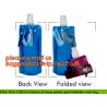 Buy cheap Stand Up Foldable Water Spout Pouch, Bottle Bag, Climbing Foldable liquid storage Collapsible Drinking Bag from wholesalers