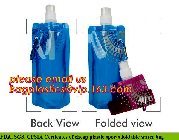 Outdoor Travel Camping Sports Folding Foldable Collapsible Plastic Water Bottle Bag,Promotional/Camping/Climbing/Picnic/