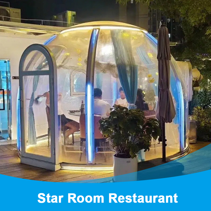 PC Star Room mobile restaurant Bubble room Outdoor homestay Transparent tent glass sun room