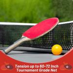 Compact Ping Pong Adjustable Net With 0.5kg Net Post Weight
