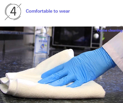 Surgical Blue Nitrile XL 100Pcs Disposable Protective Gloves