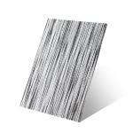 Embossed 0.7Mm Stainless Steel Sheet Stripes Texture 2B BA No.4 Decorative Wall