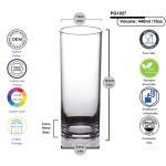 15oz SAN Plastic Hi Ball Glasses Drinking Cup Stain Resistant