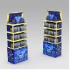 Buy cheap 4 Layer Wine Display Stand Beer Store Display Standing Wooden Floorstanding from wholesalers