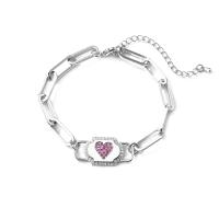 Buy cheap Zircon 925 Sterling Silver Jewelry Bracelet Charm OEM ODM product