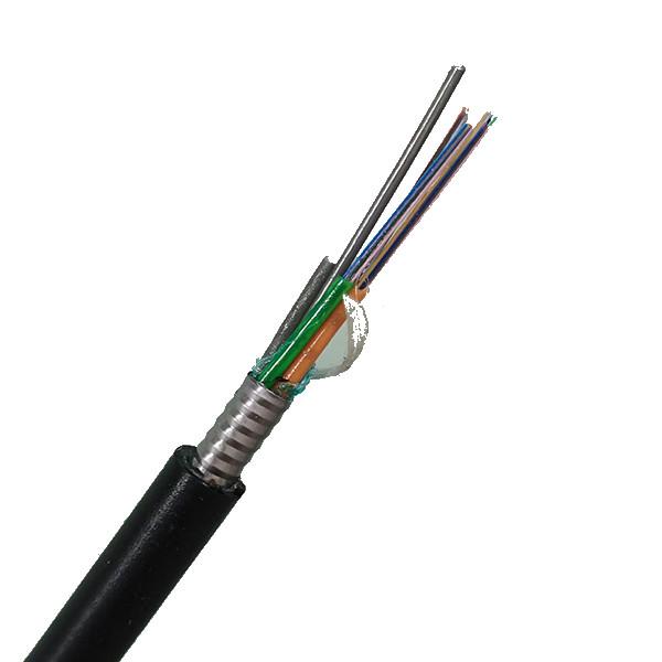 Buy cheap GYTS 24/48 Cores Single Mode Outdoor Duct Armored Fiber Optic Cable from wholesalers