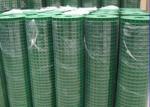 PVC Coated Steel Mesh Fencing Panels Dark Green For Animal Cage 50X150 Size