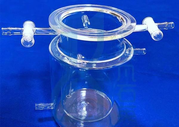 Buy cheap Morse6.5 Flange Quartz Reactor Tube With Grinding Mouth from wholesalers