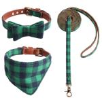 Hot Selling Christmas Cat Collar Sets Holiday Pet Wearing Adjustable Collar