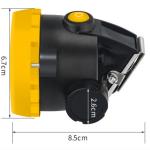 Li-Ion Battery IP65 Rechargeable Led Headlamp Wireless Long Working Time For