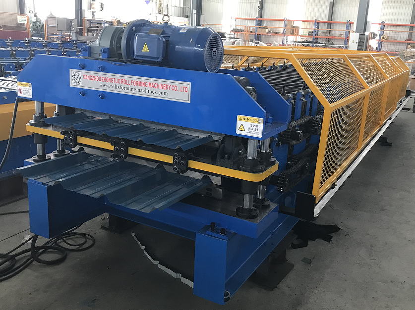 Motor shearing double layer machine