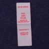 Buy cheap Center Fold Custom Clothing Labels Neck Iron On Name Labels from wholesalers