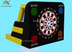 Buy cheap 4*4 m PVC Tarpaulin Soccer Dart Inflatable Sports Games Sticky Wall Combine Twister Mattress Family Play from wholesalers