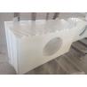 Buy cheap Solid Color Natural Quartz Countertops , Custom Bathroom Quartz Countertops from wholesalers