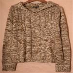 100% Acrylic Casual Neck Ladies Hoodie Sweater With Two Pockets
