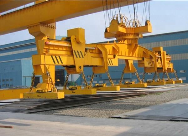 Buy cheap Revolving Electromagnet Double Girder Bridge Crane With Slewing Carrier Beam from wholesalers