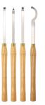 Carbide Tipped Wood Turning Tools Sets Round Shape With 12mm Inserts