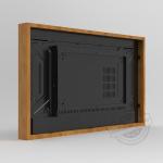 32inch Contrast 1920 X 1080 Pixels LCD Picture Frame Large Burlywood Frame Color