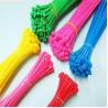Buy cheap Colorful Nylon Tie Wraps Cable Ties Nylon Cable Ties High Tensile Strength from wholesalers