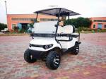 White Color 4 Seater Golf Cart Wheelbase 1630mm AC Motor 3.5 KW Ground Clearance